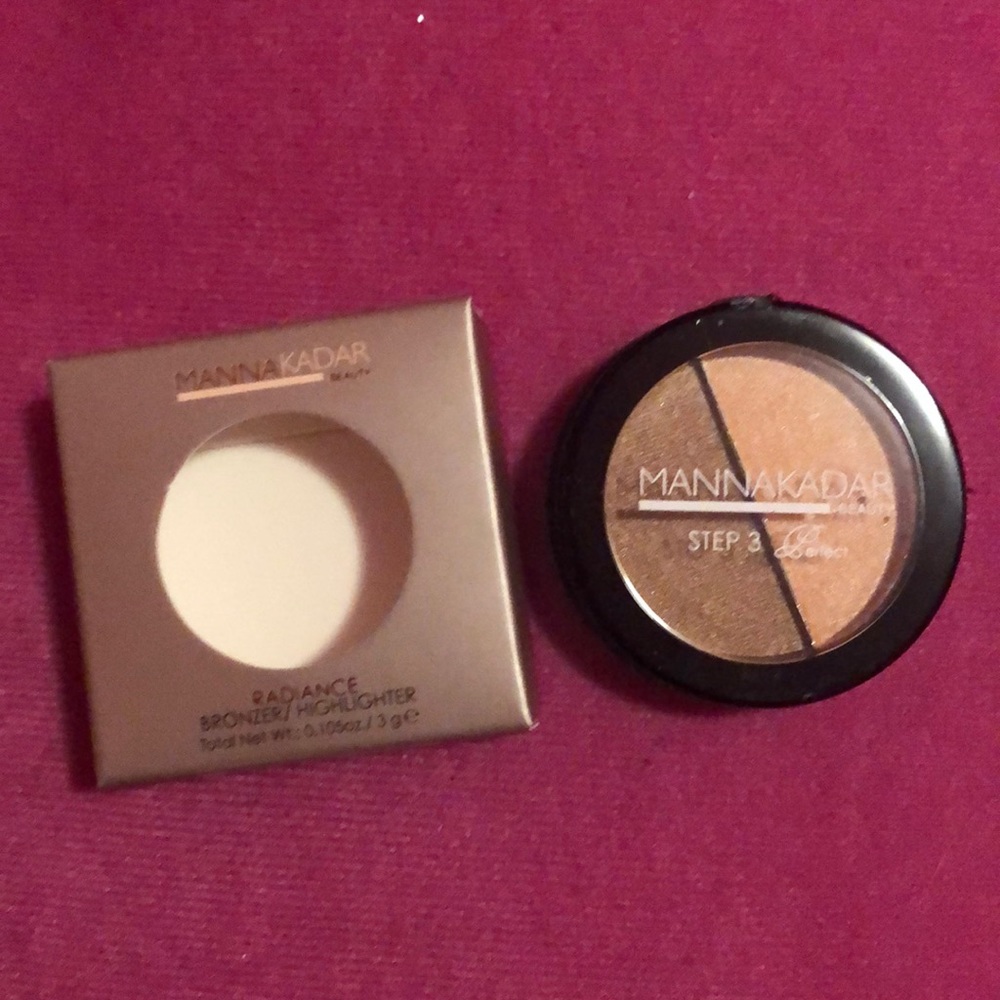 NWT Manna Kadar “Radiance” Bronzer/Highlighter Duo